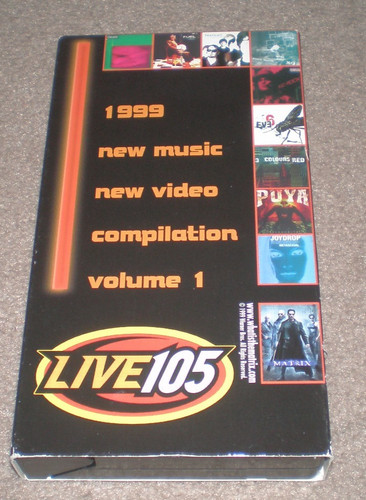 Live 105 1999 vhs music - 105,