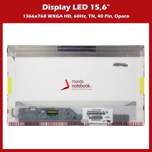 Display led 1366x768 - led, 15,6"