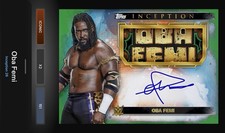 Oba Femi Green Signature Relic