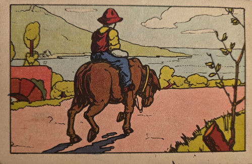 Cartolina 1932 cartoccino - cartolina,
