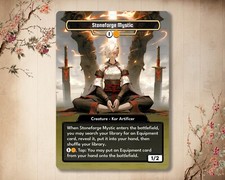 Stoneforge Mystic - MTG Custom Card - Alter Magic: The Gathering Card Full Art