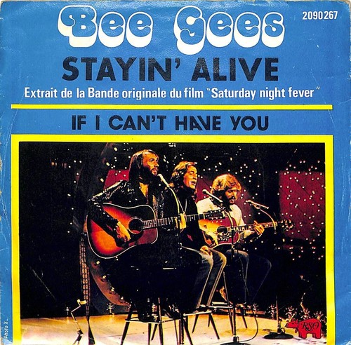 Bee gees stayin alive - alive, /
