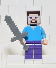 Lego min009 Steve Minecraft spada 2014 set 21147 21155 21114 21144 21115 21128