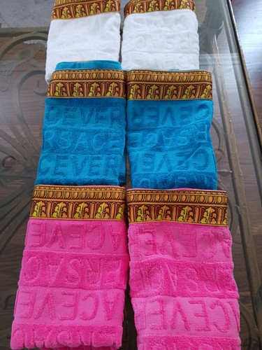 Set asciugamani viso versace - asciugamani,