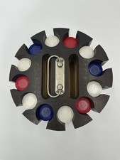 Vintage Wood 12 Slot Poker