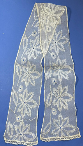 Pizzo antico tulle barbe - antico,