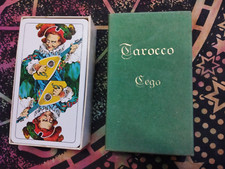 BOX Tarocchi TAROCCO CEGO 54 Carte BIETTI Bi-Ass MAZZO VINTAGE ITALIANO
