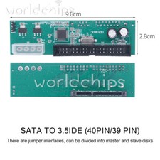 Convertitore connettore scheda adattatore 40 pin interfaccia IDE da 3,5 pollici disco rigido SATA