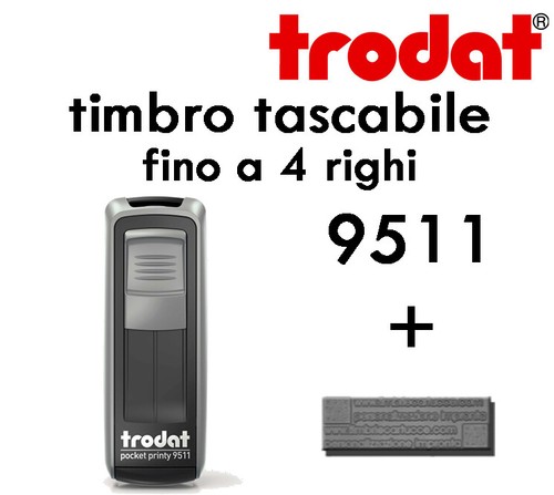 Timbro personalizzato trodat - timbro,