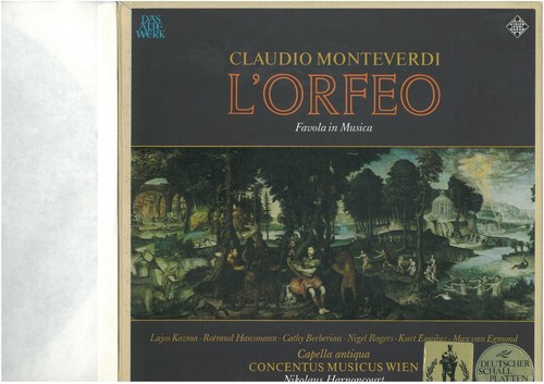 Monteverdi orfeo - -, l'orfeo