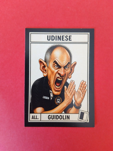 Figurina caricatura calciatori - figurina,