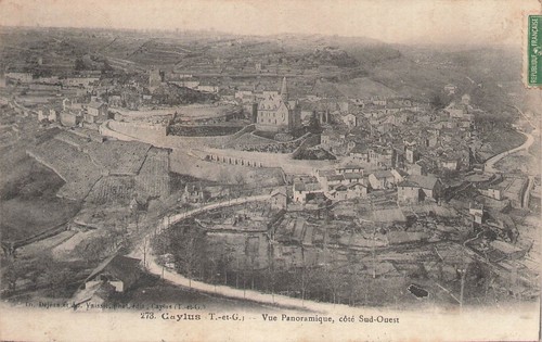 Caylus vue panoramique - vue,