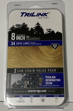 Confezione da 2 catene per sega TriLink 8 pollici S34 sega ad asta 14334X2TLW Echo Remington Poulan