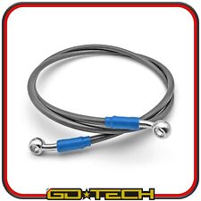 TUBO FRENO IN TRECCIA AERONAUTICO MOTO SCOOTER RACING UNIVERSALE 120 cm GRIGIO