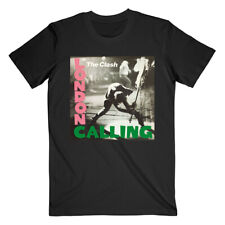 T-shirt da uomo nera The Clash