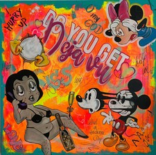 Quadro astratto ARTIST ORIGINALE 120 cm x 120 cm moderno XXL quadri - ARTE ESCLUSIVA