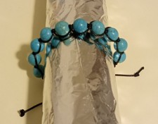 Braccialetto Shamballa Turchese. Personale. Ricaricato con Reiki.