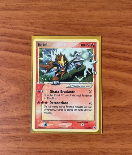 Carta pokemon entei - pokemon, star