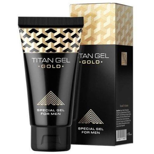 Titan gel gold penis - gold,