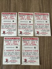 LOTTO CALCIATORI PANINI 1971/72 - IDENTIQUIZ - Numeri 19-20-21-25-26