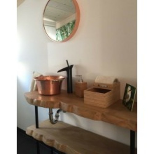 Mobile bagno legno massello - mobile,