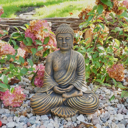 Statua pietra buddha - pietra,