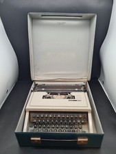Vintage 1970s Olivetti Dora typewriter - lovely condition With Case - Untested