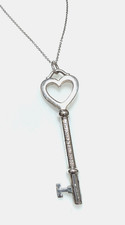 Ciondolo chiave cuore Tiffany