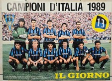 1989 POSTER INTER CAMPIONI