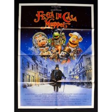 manifesto FESTA IN CASA MUPPET nicholas nickleby Michael Caine natale A189