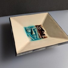 Picasso-style ceramic plate