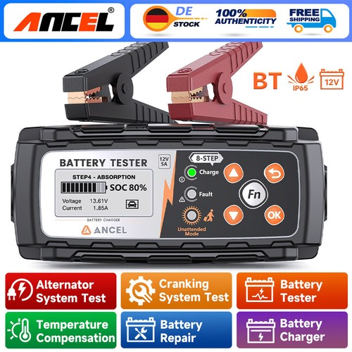 Ancel 12v tester batteria auto - 12v,