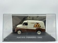 MODELLINO FURGONE FIAT 615 FERRERO 1952 EDICOLA - SCALA 1:43 CON TECA E BASETTA