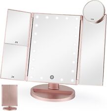Specchio Vanity Trifold con 21
