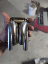 Marmitta tubo doppia porta