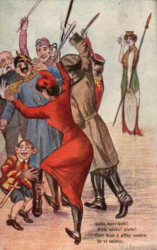 Cartolina di propaganda - -,