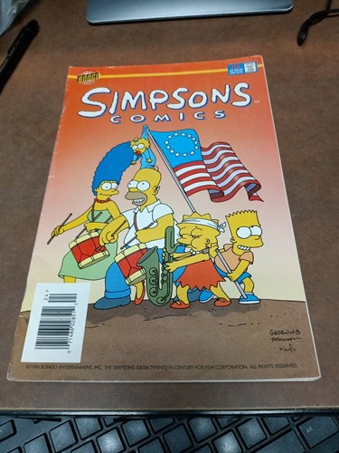 The simpsons comics bongo - comics,