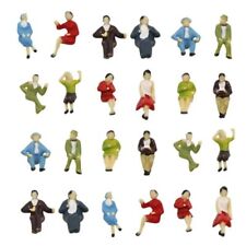 Personaggi Seduti Seduti 1:87 per H0 Set 24 Pezzi F10a