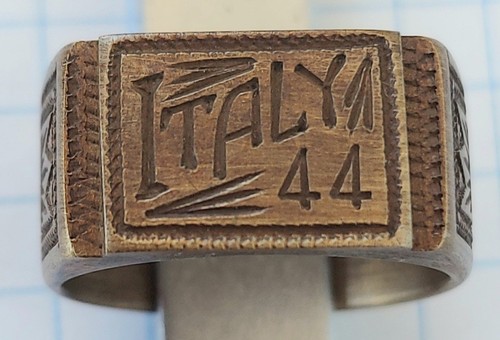 Anello ottone arte trincea