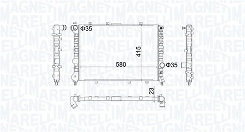 Magneti marelli radiatore - marelli,