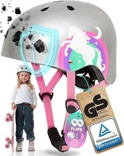 Casco Bici Bambino 3-12 Anni, Bici-Monopattini Bambina color Glitter