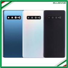 ✅ SCOCCA POSTERIORE TELAIO PER SAMSUNG S10 BACK COVER VETRO NERO BIANCO BLU ✅