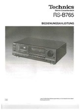 Technics b765 cassette - technics,