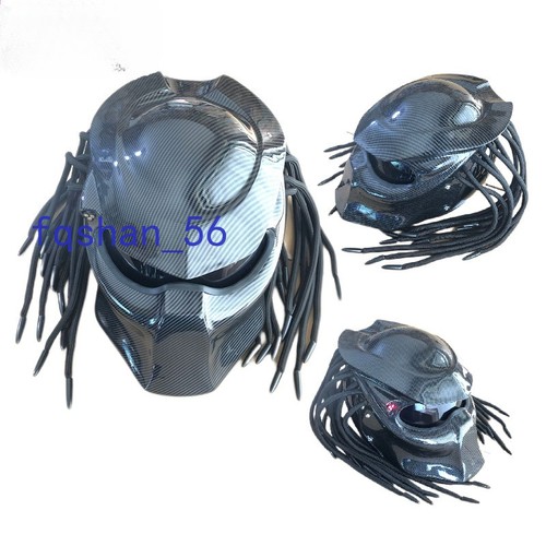 Casco moto predators fibra - casco,
