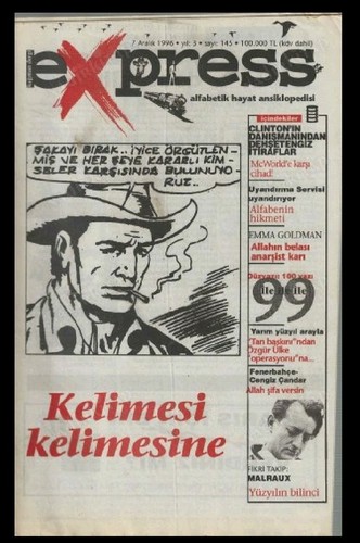 Tex willer comic cover 1996 - comic,