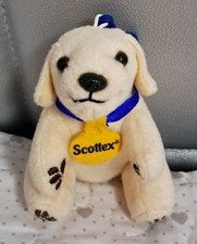 Peluche pupazzo mascotte Scottex cane cagnolino labrador 10 cm