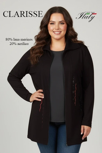 Maglia donna cardigan aperta