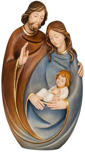Statua sacra famiglia presepe - statua,