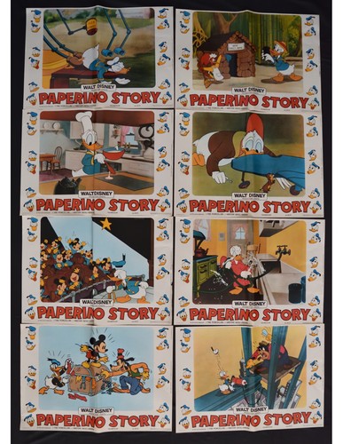 Fotobuste paperino story - fotobuste, walt