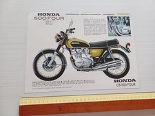 Honda CB 500 FOUR K0 1972 depliant ITALIANO originale